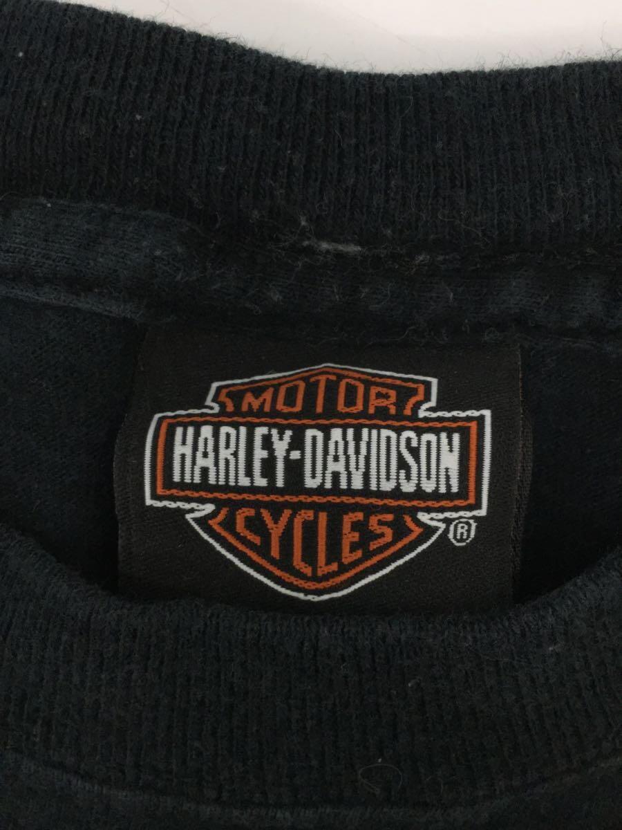 HARLEY DAVIDSON◆Tシャツ/XL/コットン/BLK/プリント_画像3