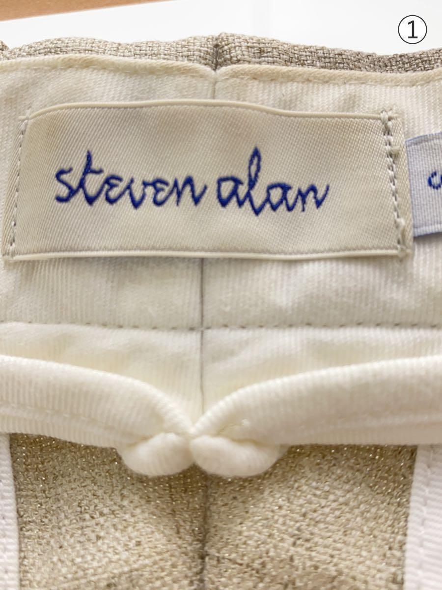 Steven Alan◆スラックスパンツ/S/-/CRM/無地_画像4