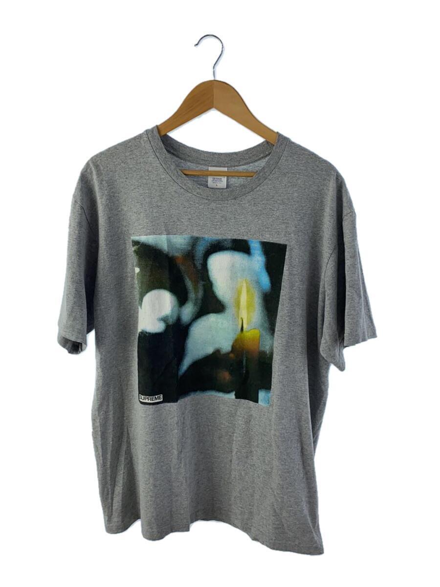 Supreme◆17AW/Candle Tee/Tシャツ/L/コットン/グレー