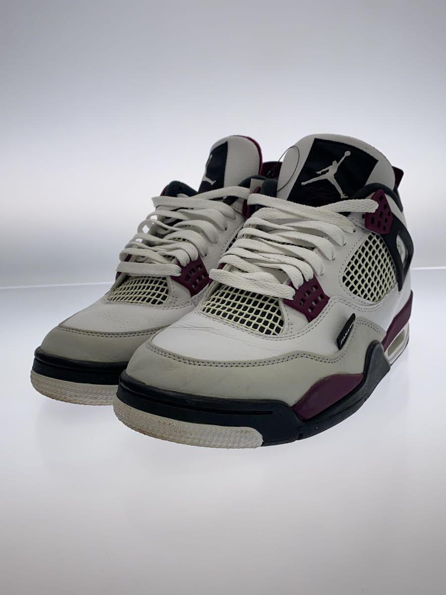 NIKE◆AIR JORDAN 4 PSG_エアジョーダン 4 PSG/27cm/WHT