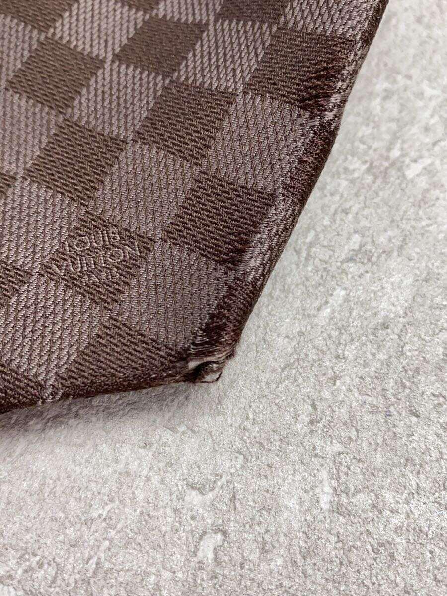 LOUIS VUITTON◆ネクタイ/シルク/BRW/総柄/メンズ_画像6