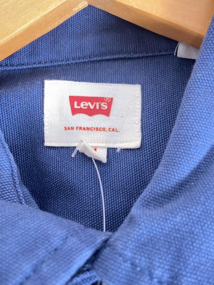 Levi’s◆長袖シャツ/M/コットン/NVY_画像3