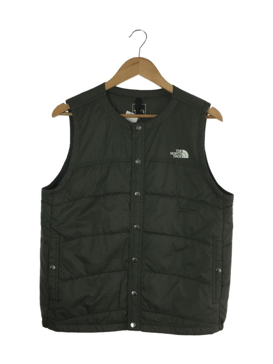 THE NORTH FACE◆MEADOW WARM VEST_メドウウォームベスト/S/ナイロン/KHK