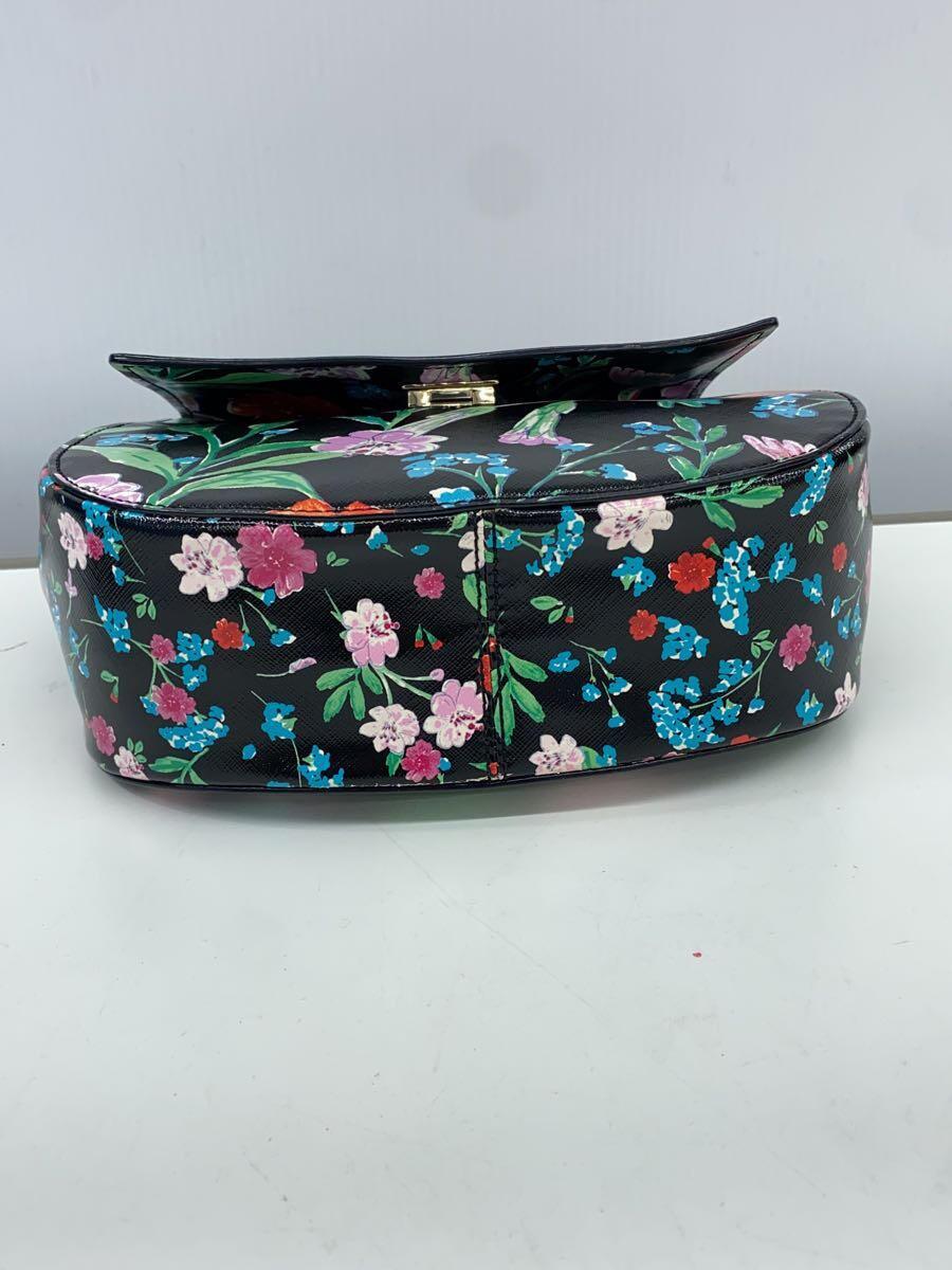 kate spade new york◆ショルダーバッグ/-/BLK/花柄/PXRU7712_画像4