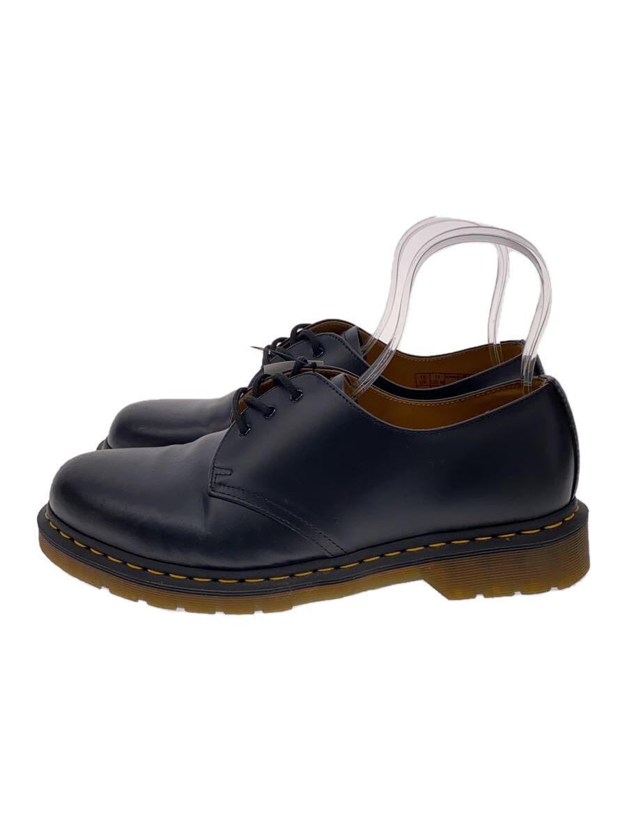 Dr.Martens◆1461 3EYE SHOE/SMOOTH/3ホールシューズ/UK10/BLK/11838