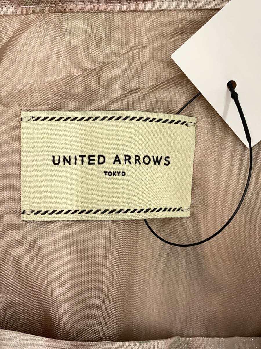 UNITED ARROWS◆ロングスカート/38/ポリエステル/PNK/総柄_画像3