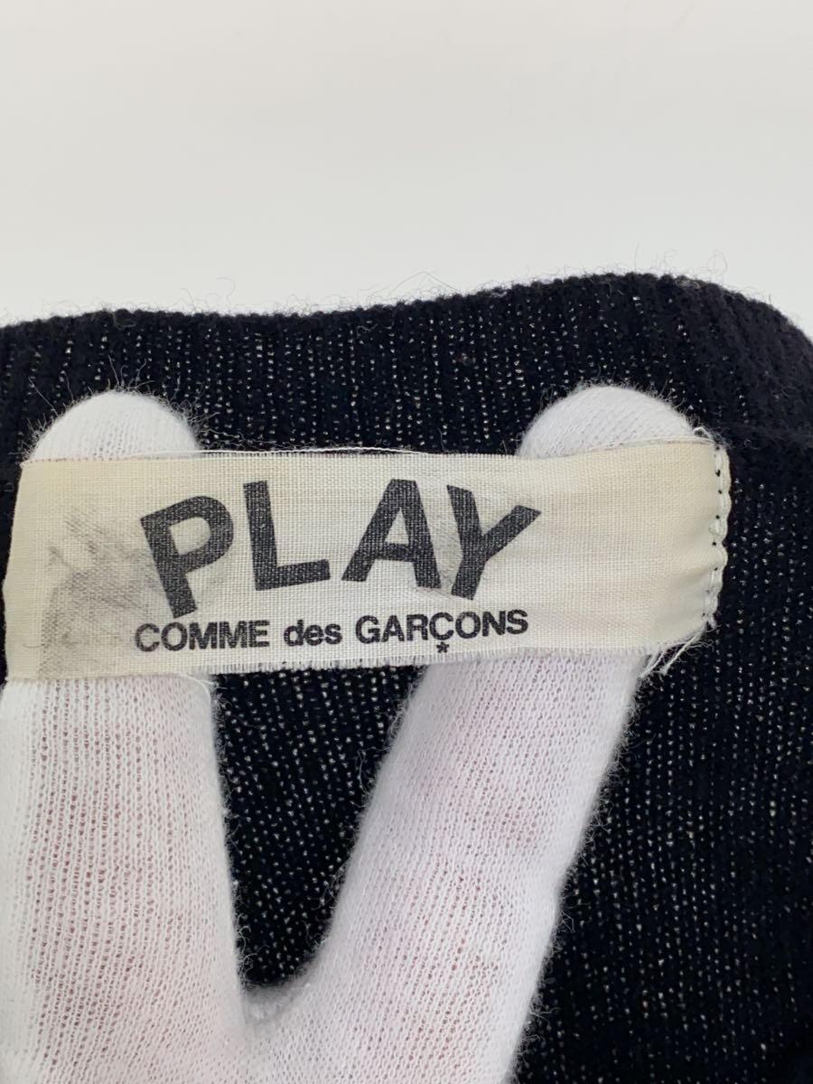 PLAY COMME des GARCONS◆カーディガン(薄手)/S/ウール/AZ-N015_画像3