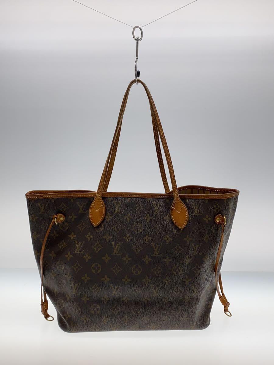 LOUIS VUITTON◆1)ネヴァーフルMM_モノグラム・キャンバス_BRW/PVC/BRW_画像3