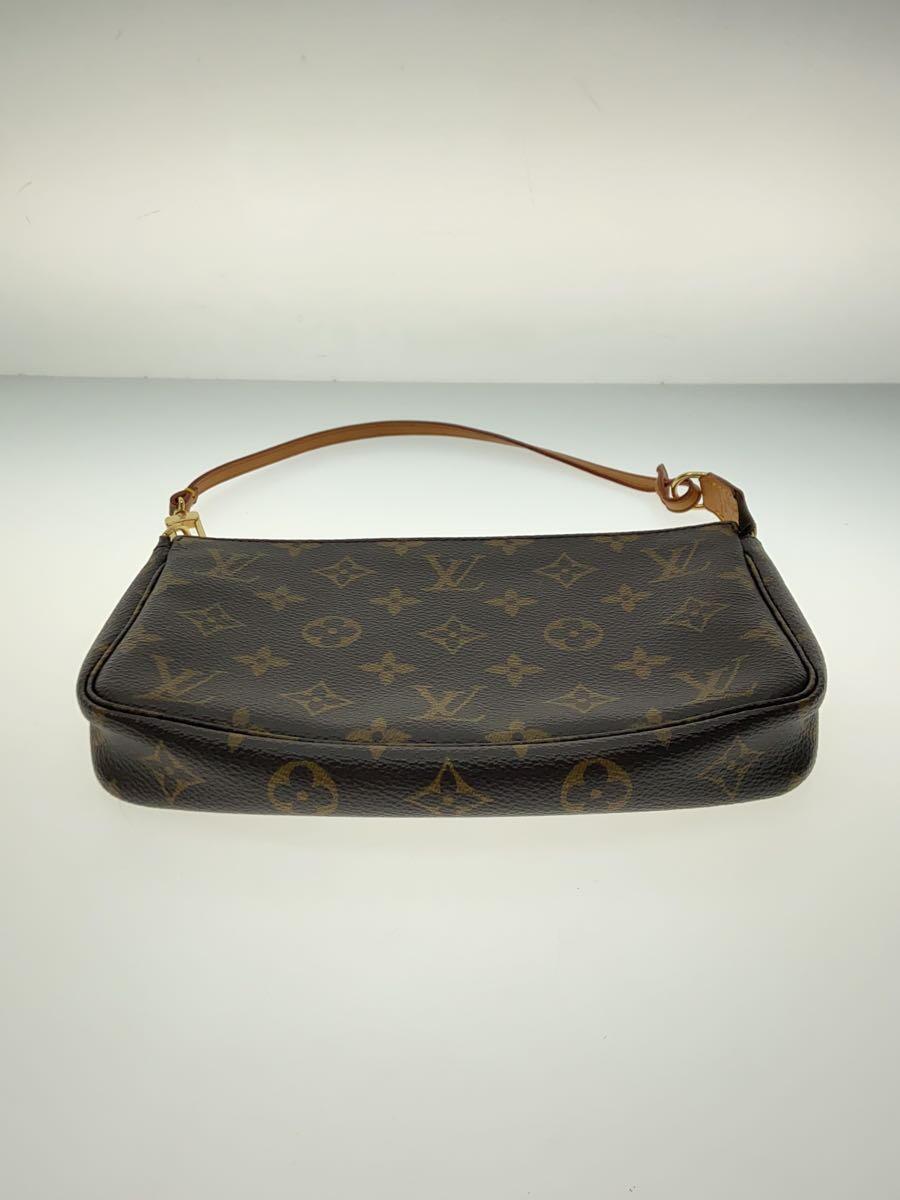 LOUIS VUITTON◆ポシェット・アクセソワール_モノグラム・キャンバス/PVC/BRW/モノグラム_画像4