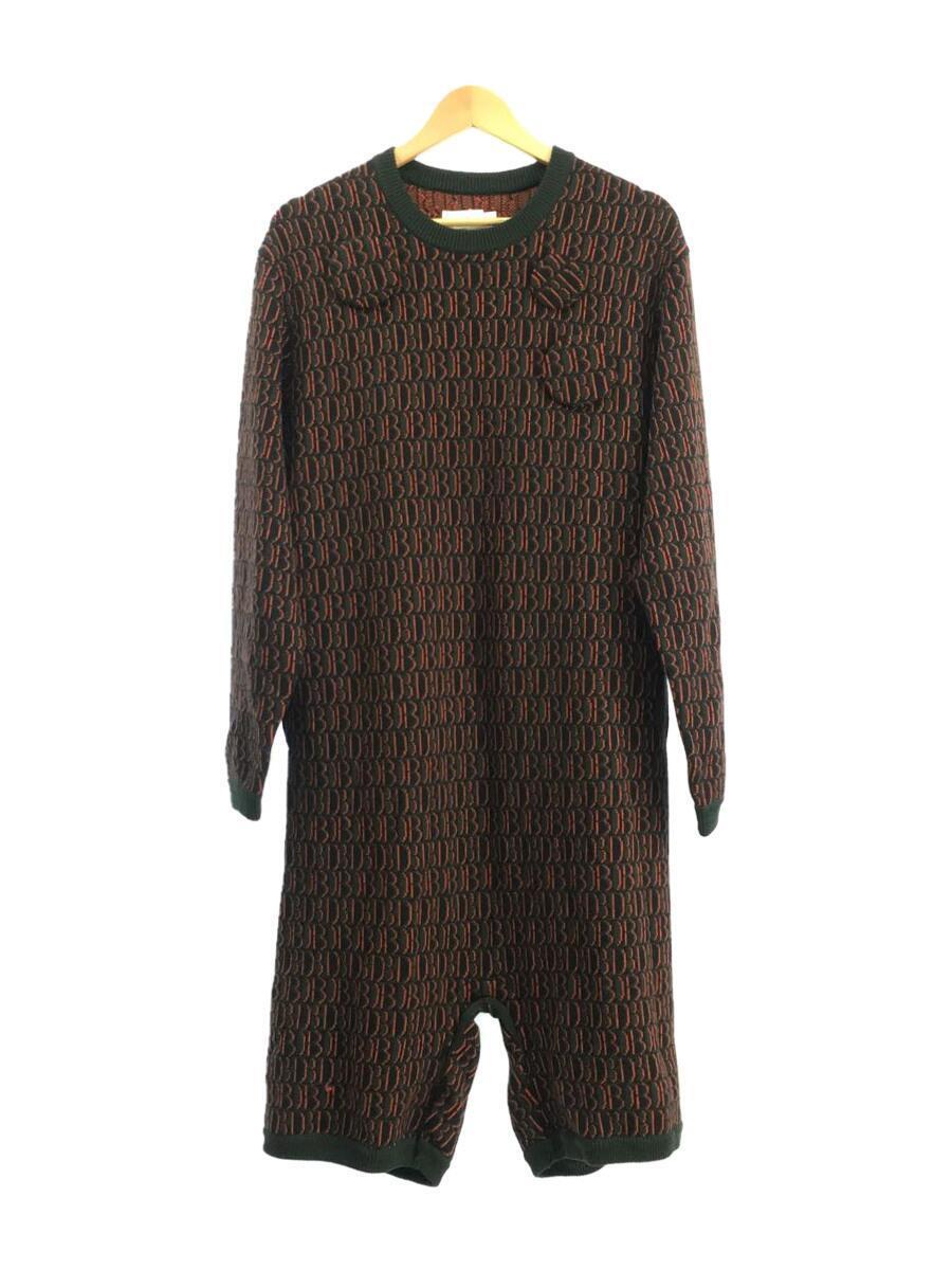 doublet◆ロンパース/M/ウール/ダブレット/MONOGRAM JQ KNIT ROMPERS/モノグラムニット_画像1