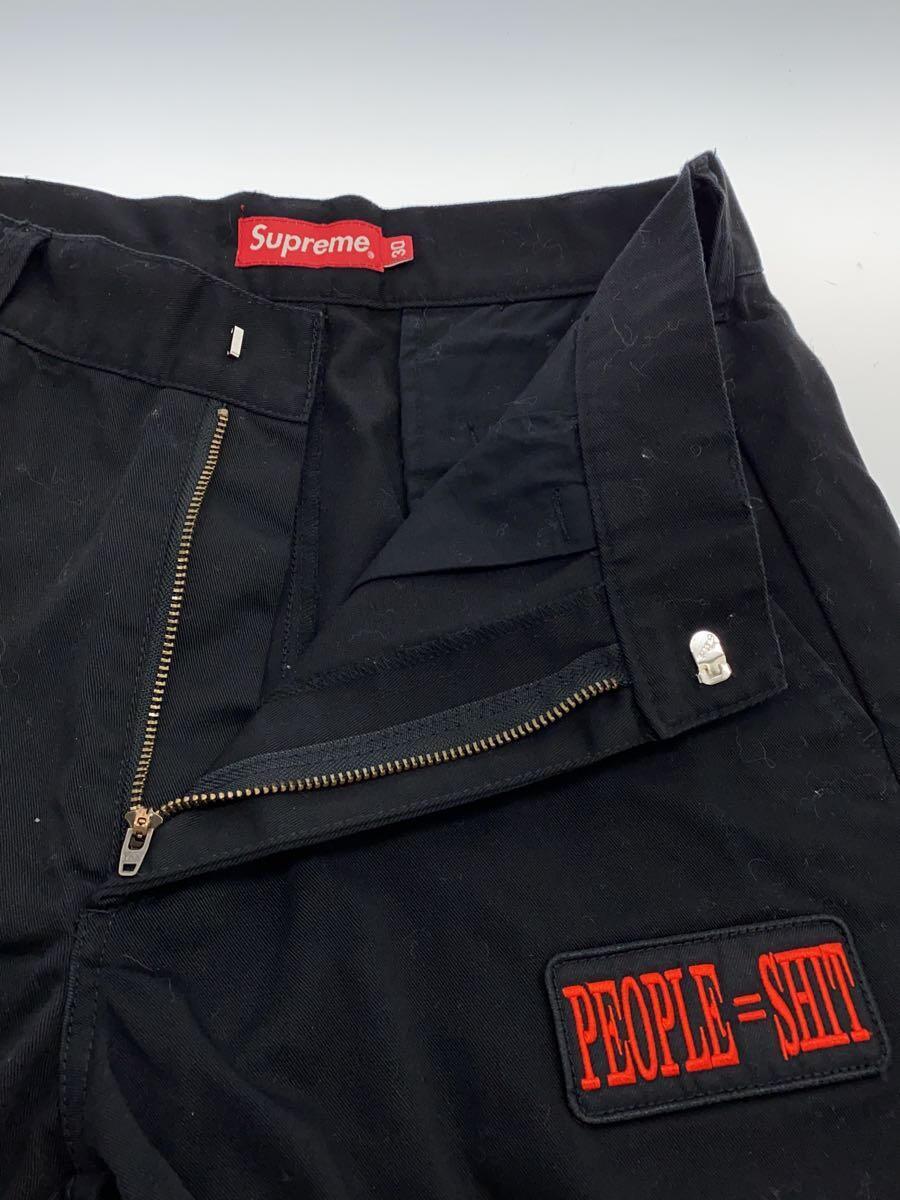 Supreme◆ショートパンツ/30/コットン/BLK/無地_画像3