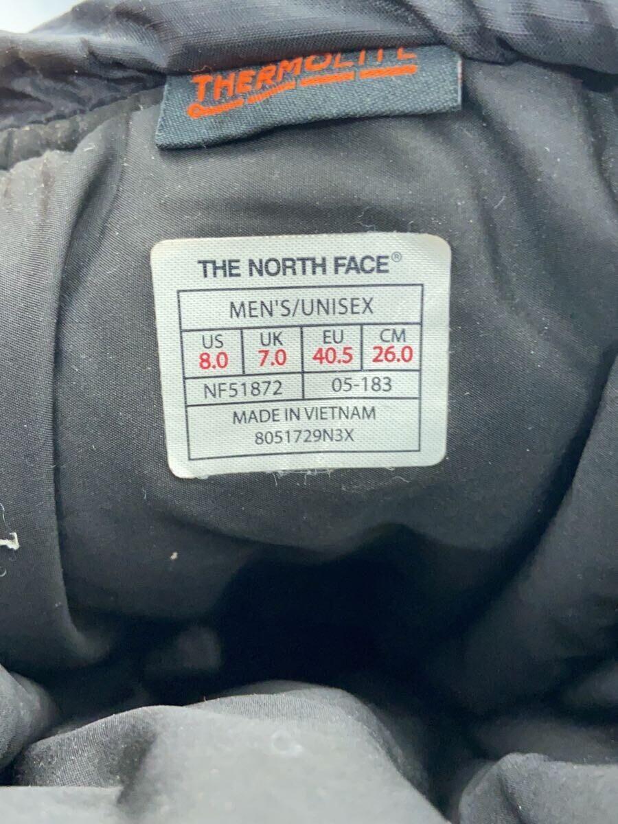 THE NORTH FACE◆Nuptse Bootie WP VI Tall/26cm/BLK/NF51872_画像5