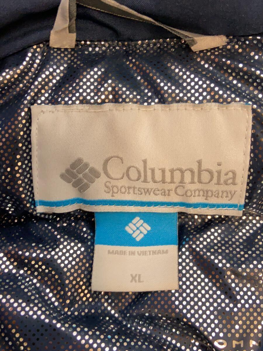 Columbia◆ダウンジャケット/XL/ナイロン/NVY/219EE0901/襟袖汚れ有り_画像3