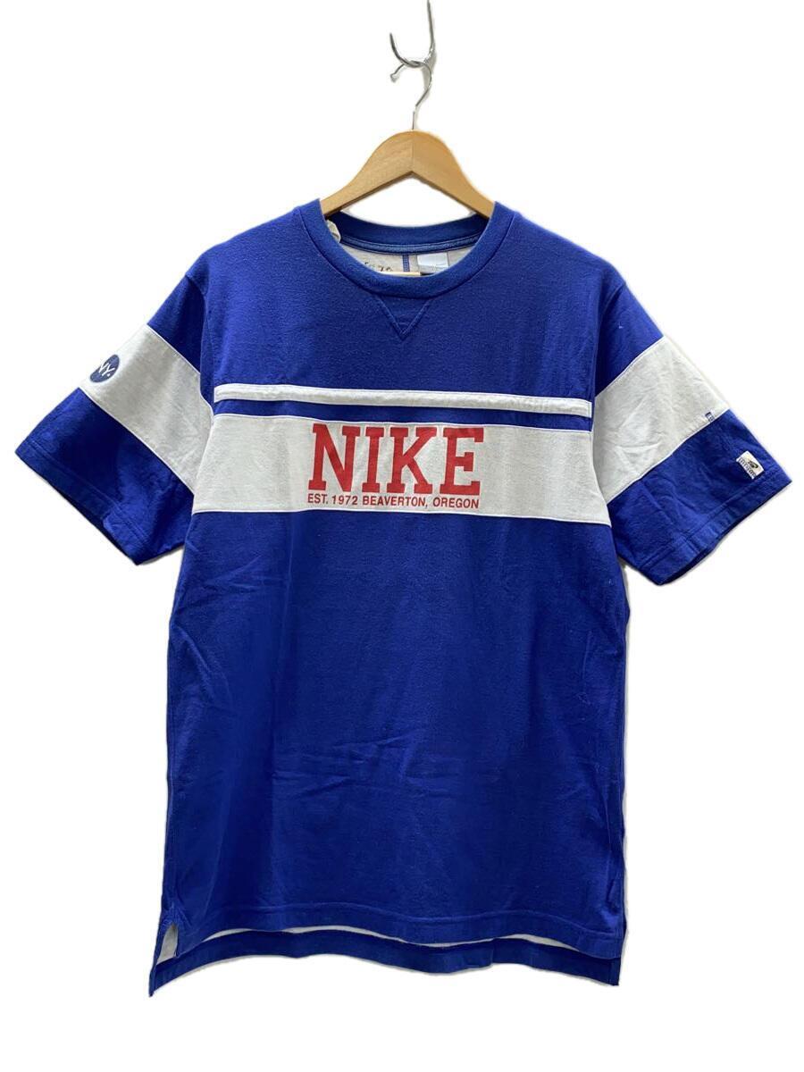 NIKE◆Tシャツ/L/コットン/BLU