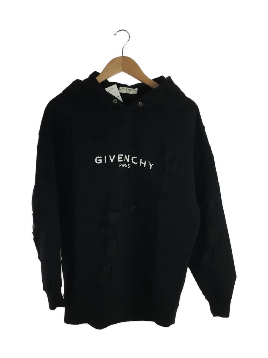 GIVENCHY◆パーカー/XS/コットン/BLK/BMJ03H3Y42