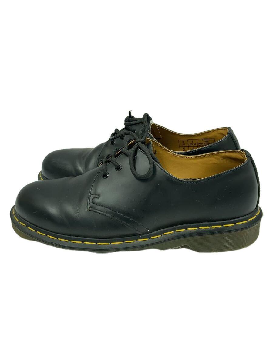 Dr.Martens◆3ホール/ドレスシューズ/UK8/BLK/レザー/AW007_画像1