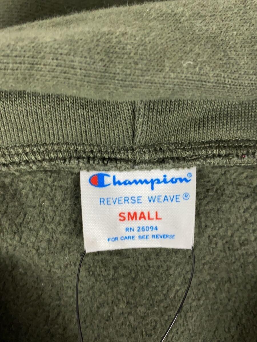 Champion◆REVERSE WEAVE/ジップパーカー/S/コットン/カーキ/CSS5112A_画像3