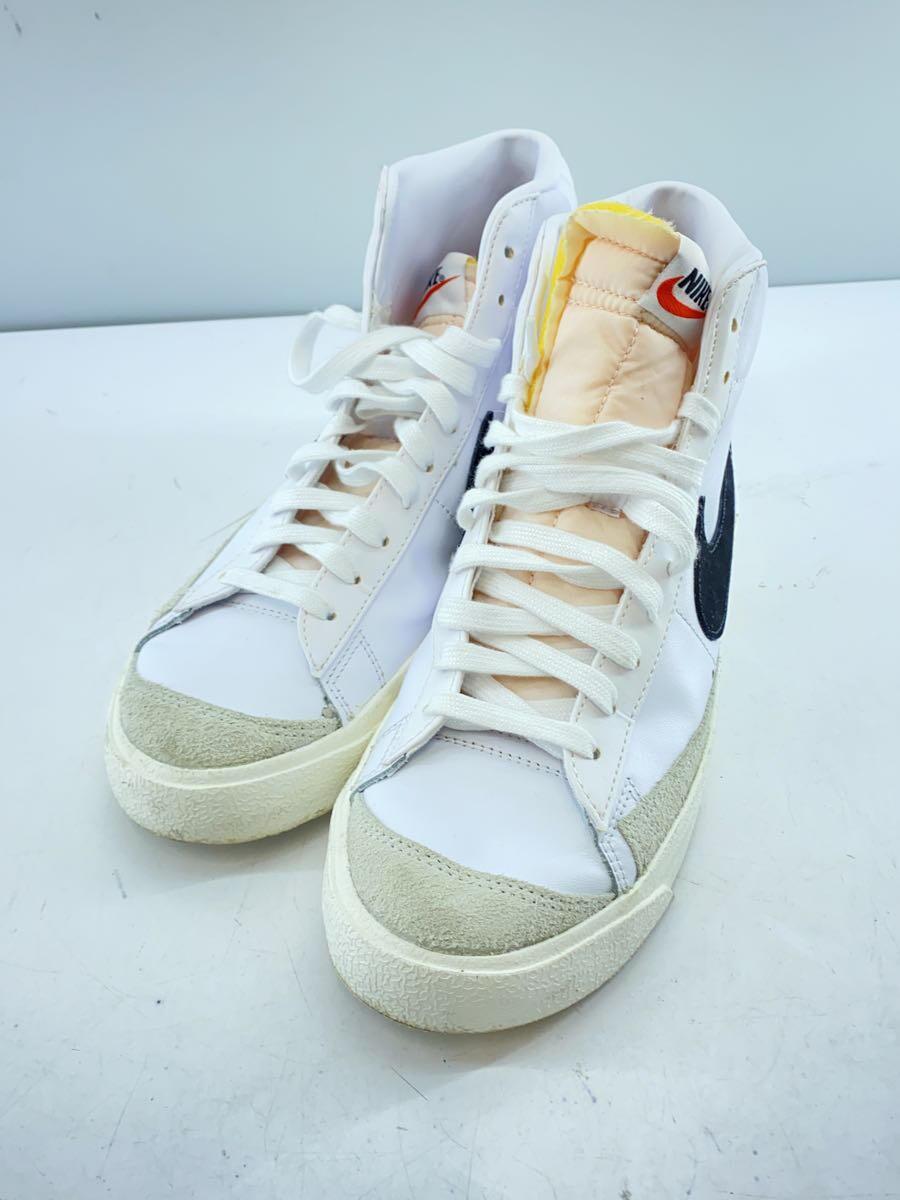 NIKE◆BLAZER MID 77 VNTG/ブレーザーミッドビンテージ/ホワイト/BQ6806-100/27.5cm_画像2