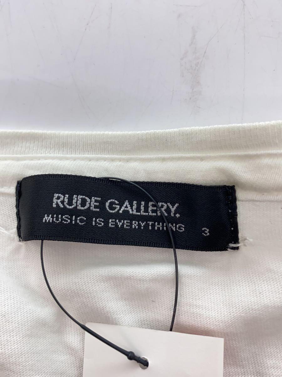RUDE GALLERY◆Tシャツ/2/コットン/WHT_画像3