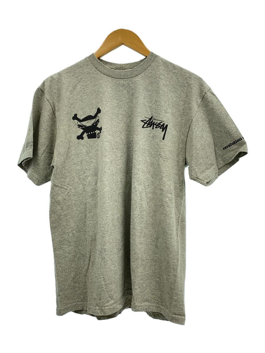 STUSSY◆Tシャツ/M/コットン/GRY_画像1