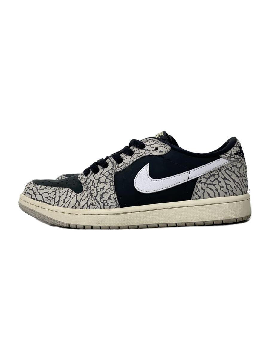 NIKE◆AIR JORDAN 1 LOW OG_エアジョーダン1 レトロ ロー OG/27.5cm/BLK/レザー_画像1