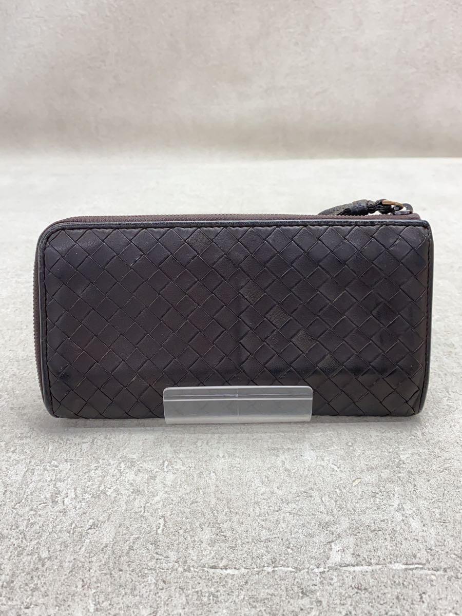 BOTTEGA VENETA◆長財布/-/BRW/無地/メンズ/B01617403D_画像2