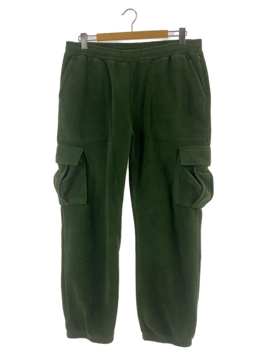 Supreme◆18AW/Polartec Cargo Pant Dark Green/L/ポリエステル/グリーン/_画像1