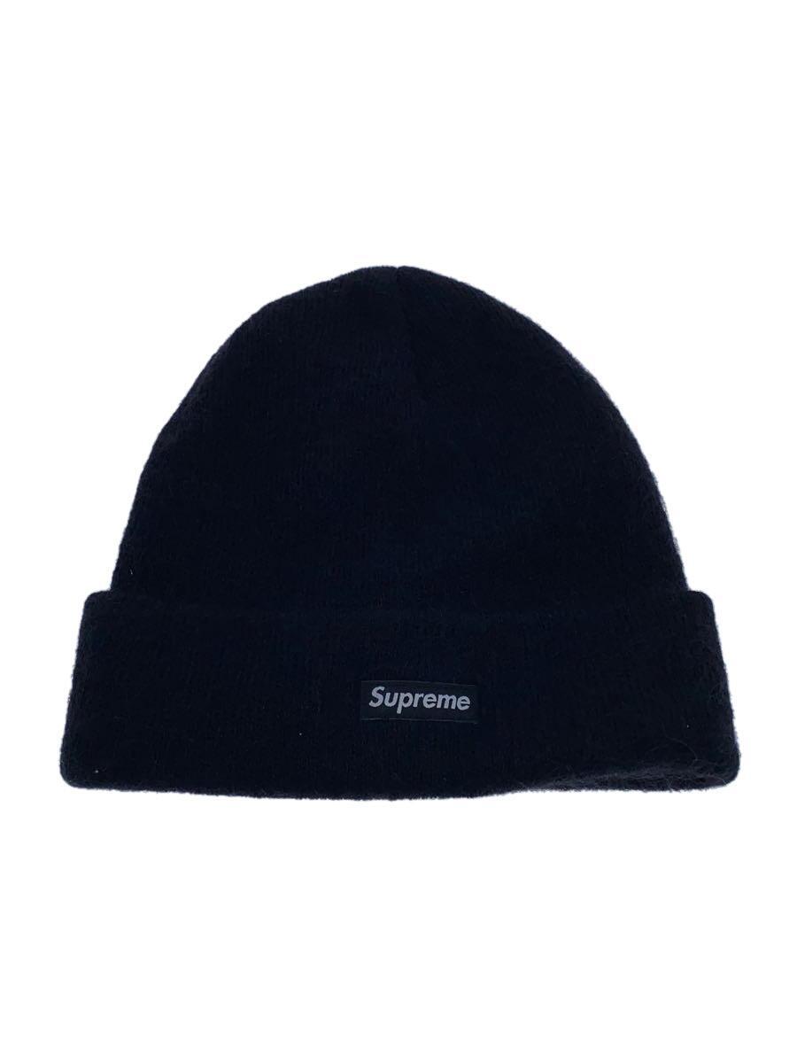 Supreme◆23FW/MOHAIR BEANIE/ニットキャップ/-/ナイロン/BLK/無地/メンズ_画像1