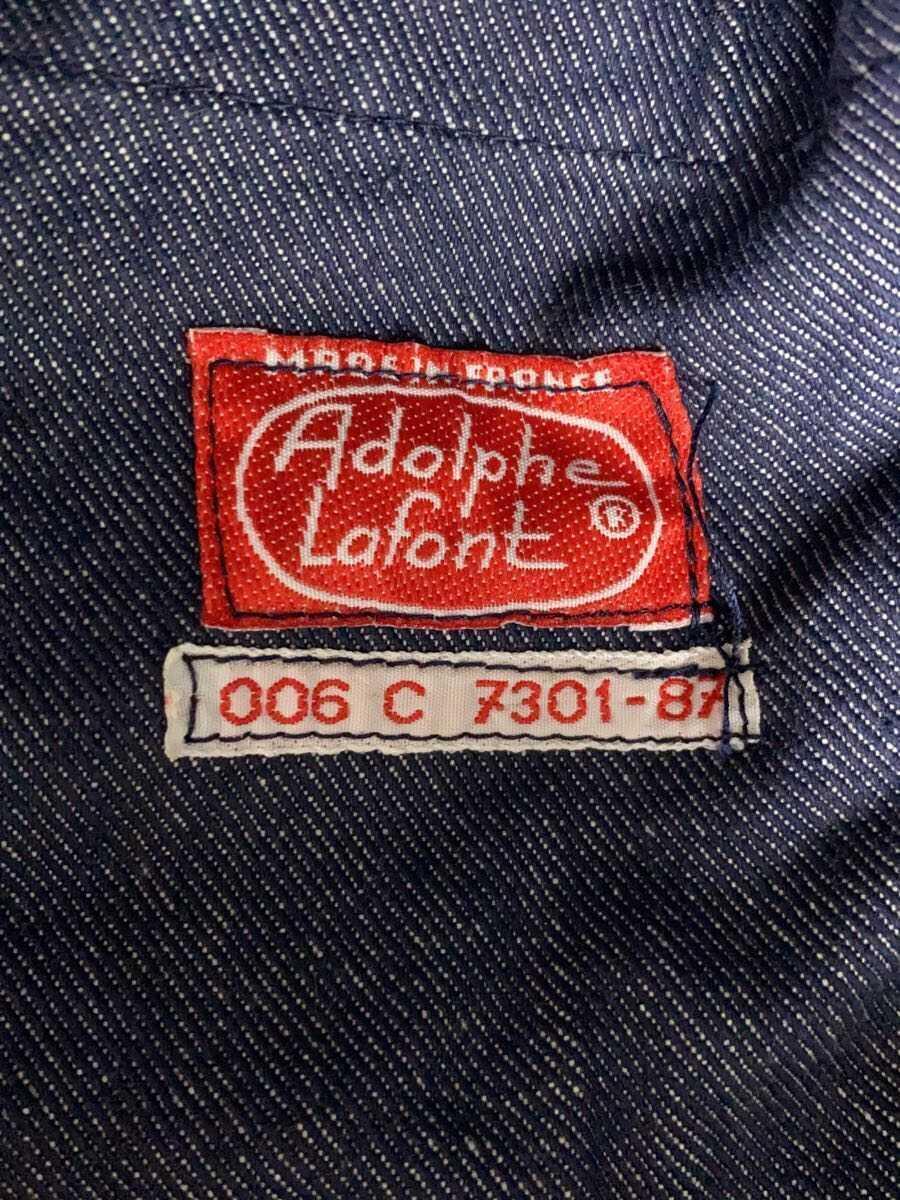 ADOLPHE LAFONT◆カバーオール/42/コットン/IDG/無地_画像3