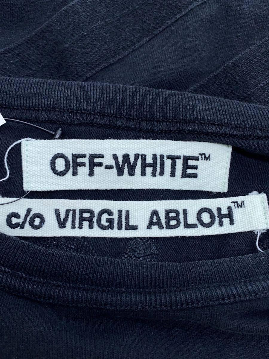 OFF-WHITE◆Tシャツ/XS/コットン/BLK_画像3