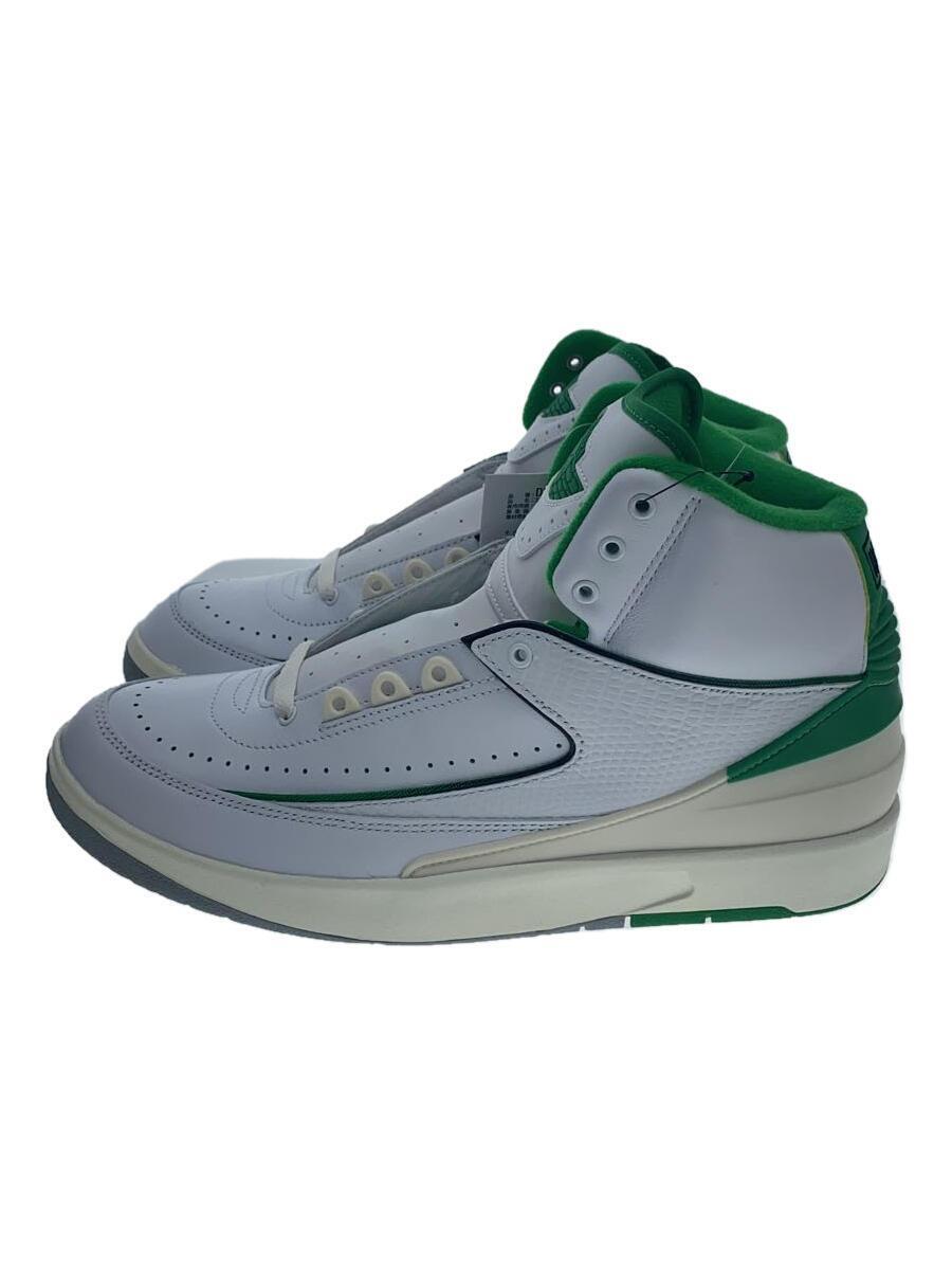 NIKE◆AIR JORDAN 2 RETRO_エアジョーダン 2 レトロ/27.5cm/GRN