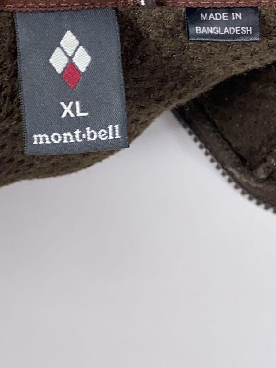 mont-bell◆ジャケット/XL/ポリエステル/KHK/1106716/使用感有_画像3