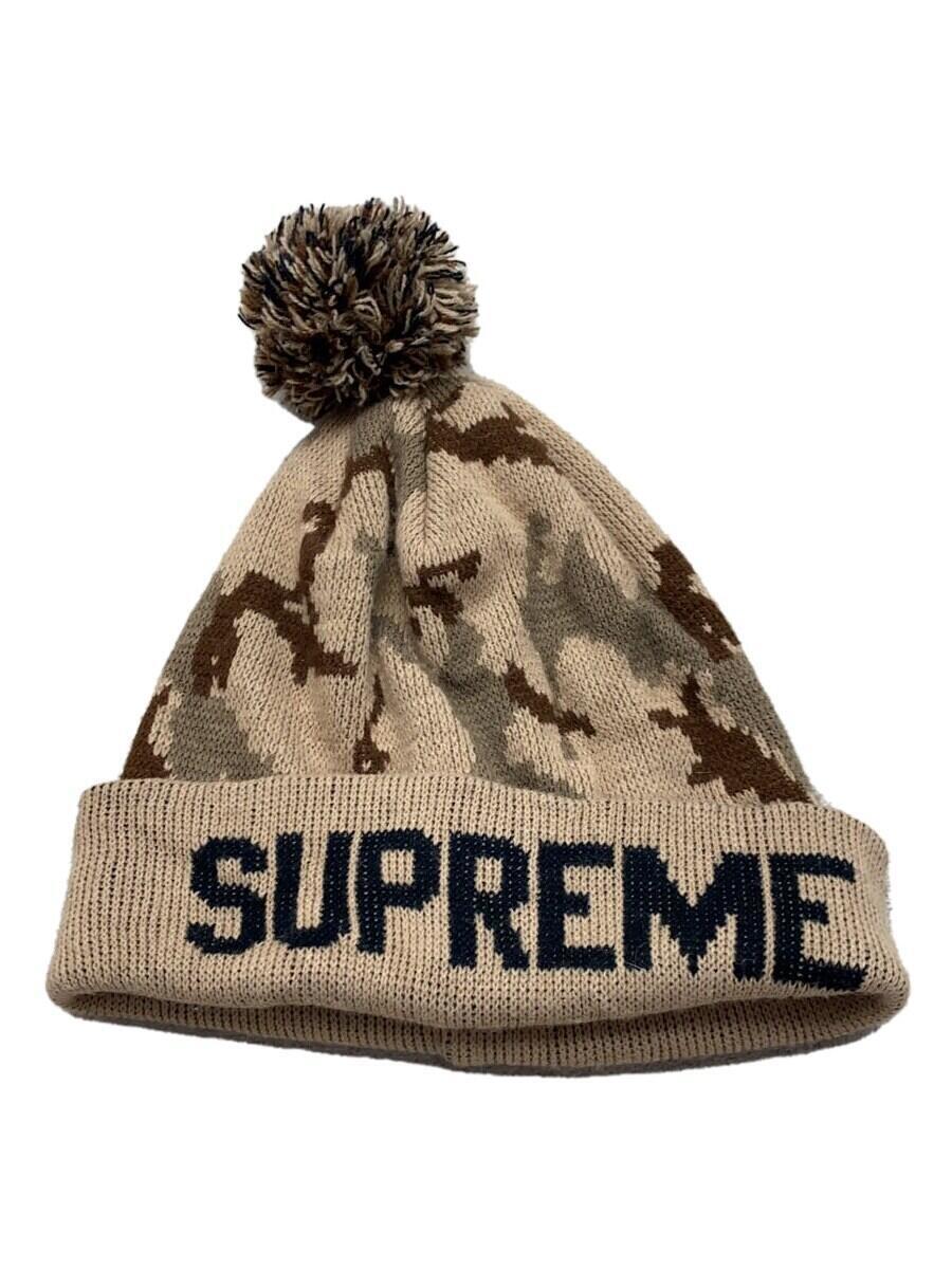 Supreme◆11AW/ヘッドウェア/-/アクリル/ベージュ/メンズ_画像1