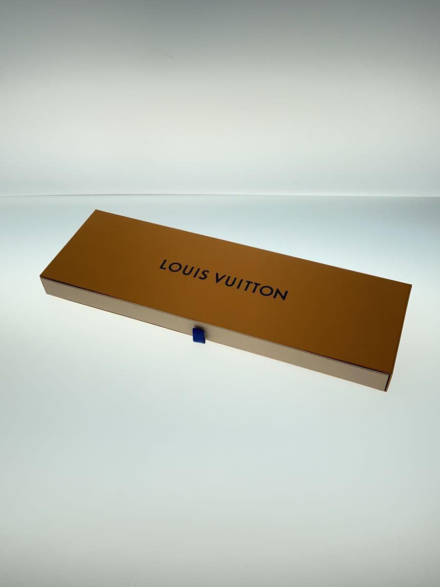 LOUIS VUITTON◆クラヴァット・LVアーカイヴ7CM_BLK/シルク/BLK/メンズ_画像5