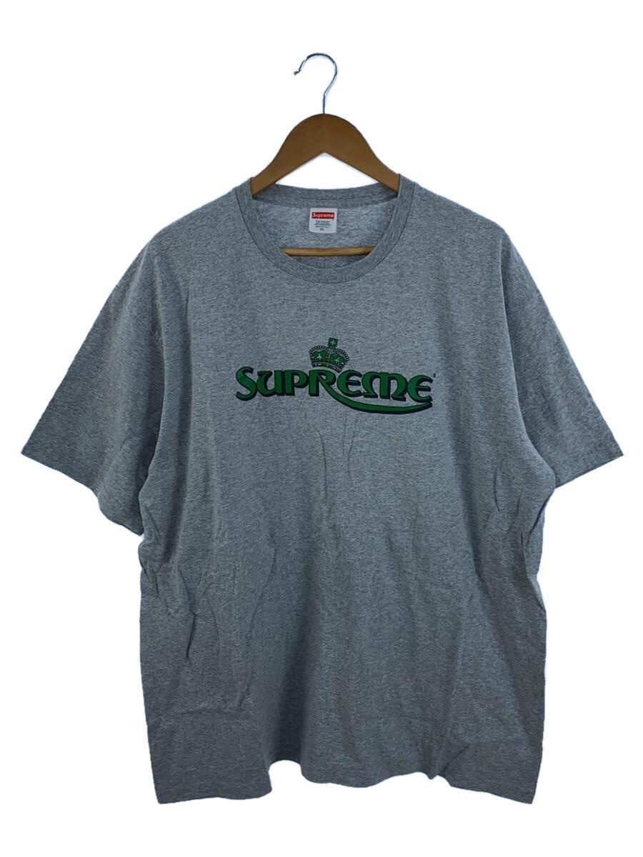Supreme◆23SS/Crown Tee/Tシャツ/XL/コットン/GRY