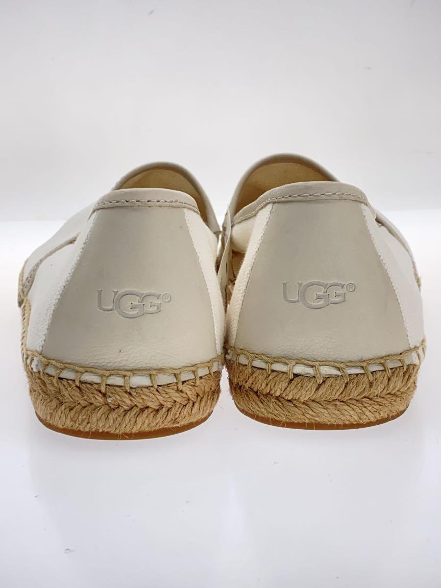 UGG australia◆エスパドリーユ/25cm/WHT/1008551_画像6