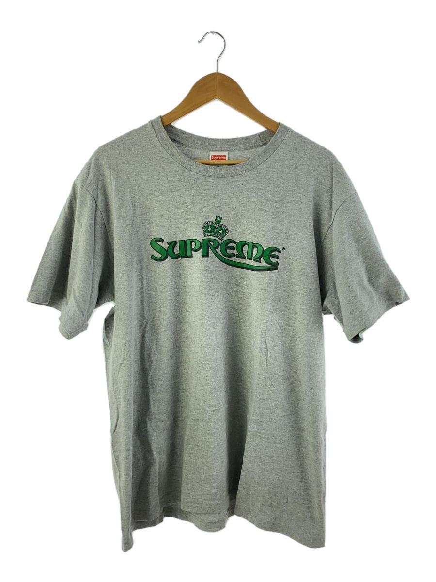 Supreme◆23SS/Crown Tee/Tシャツ/L/コットン/GRY