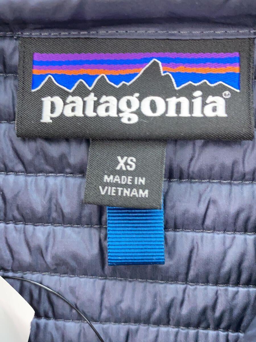 patagonia* down jacket /XS/ nylon /NVY/ plain /28566fa15