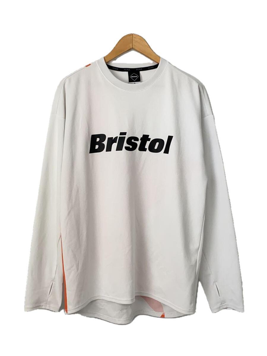 F.C.R.B.(F.C.Real Bristol)◆長袖Tシャツ/XL/ポリエステル/WHT/FCRB-192037