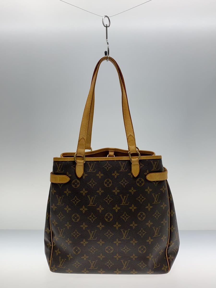 LOUIS VUITTON◆バティニョール・ヴェルティカル_モノグラム・キャンバス_BRW/PVC/BRW/モノグラム_画像3