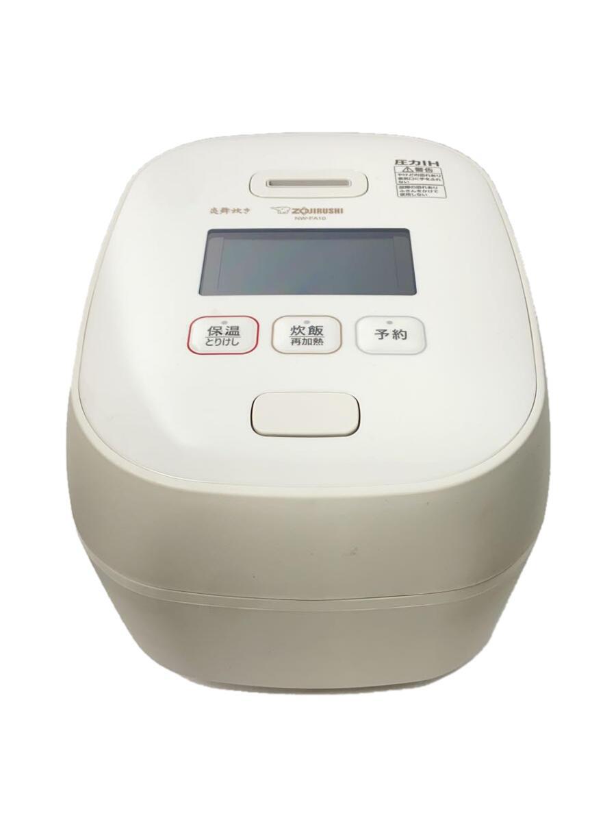 ZOJIRUSHI◆炊飯器 極め炊き NW-FA10-WZ/1321221/ゾウジルシ/5.5合/圧力IH/炎舞