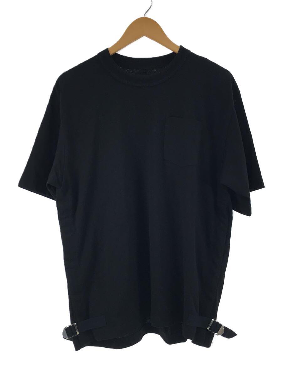 sacai◆23ss/Cotton Jersey T-shirt/Tシャツ/2/コットン/BLK/23-03061M