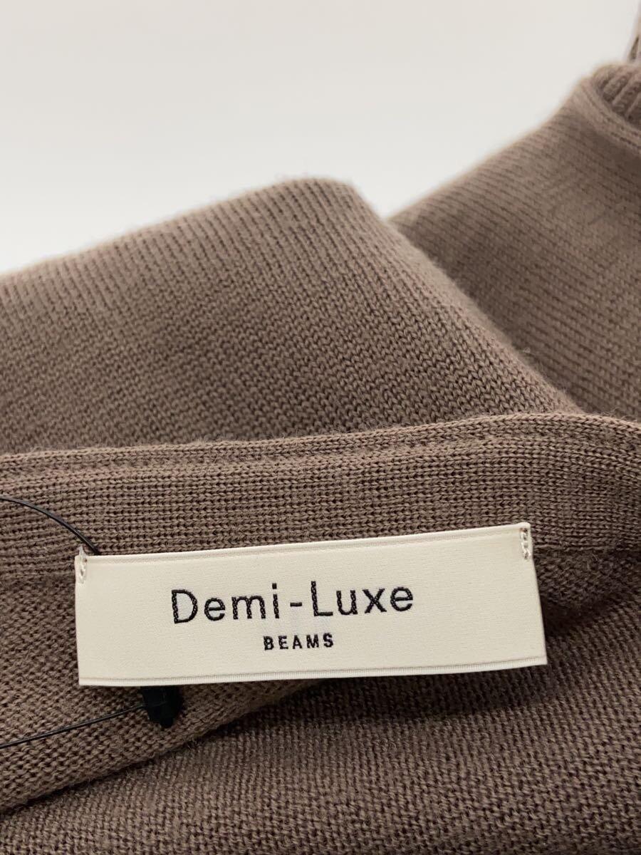 Demi-Luxe BEAMS◆長袖ワンピース/FREE/ウール/BRW/64-26-0014-673_画像3