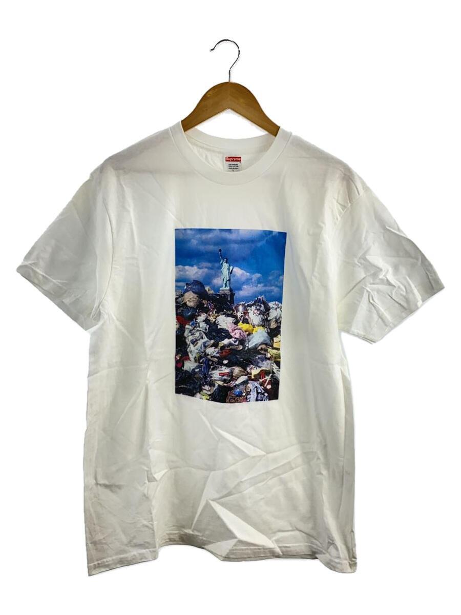 Supreme◆22FW/trash tee/Tシャツ/L/コットン/WHT