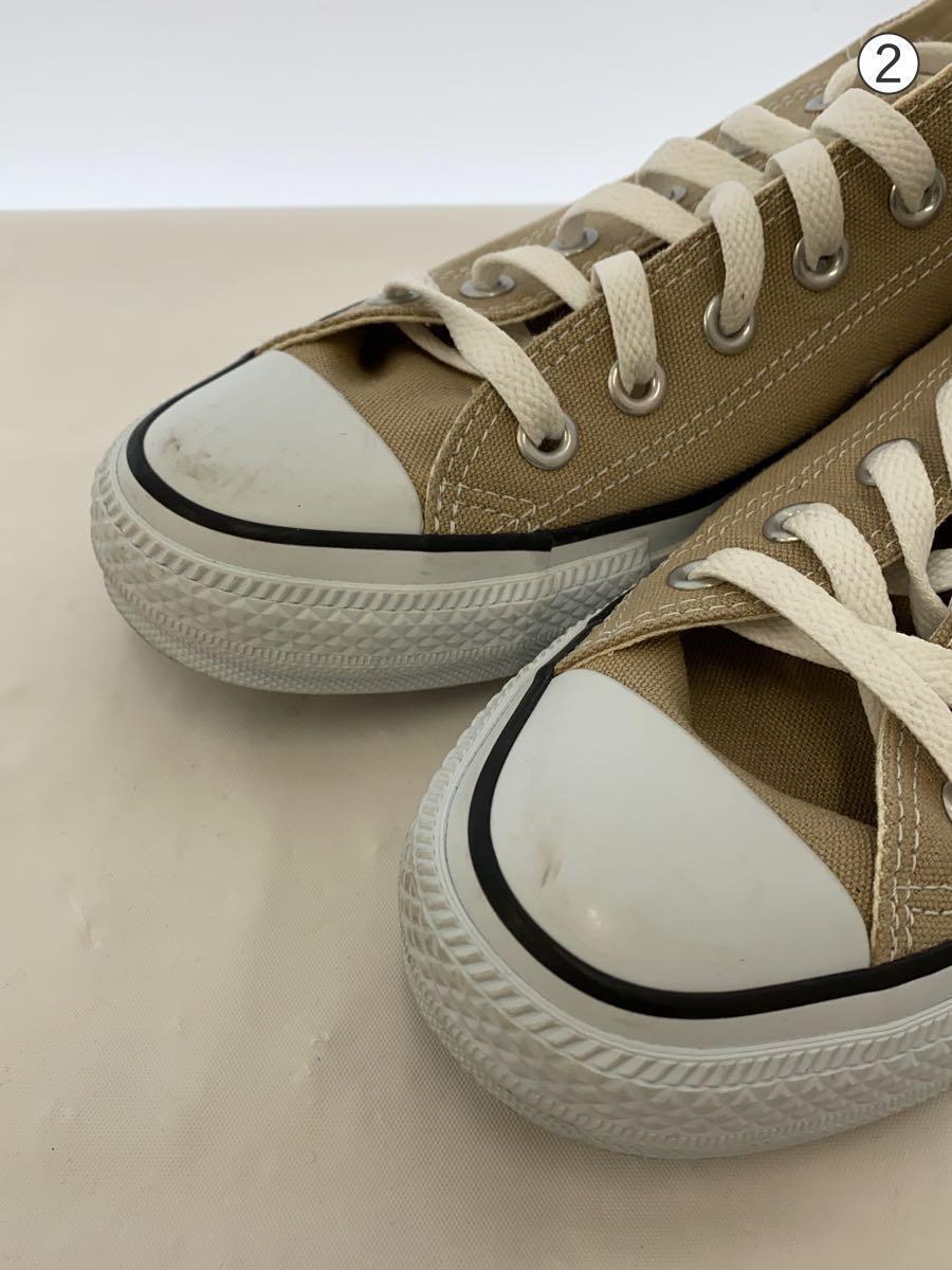 CONVERSE◆ローカットスニーカー/25cm/BEG/コットン/1ＣＬ129_画像7