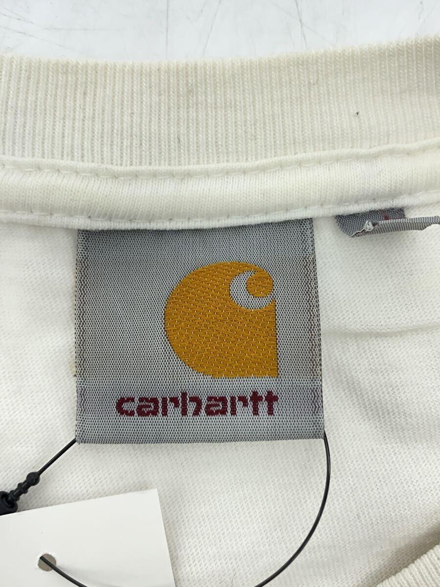 Carhartt◆Tシャツ/S/コットン/WHT/プリント_画像3