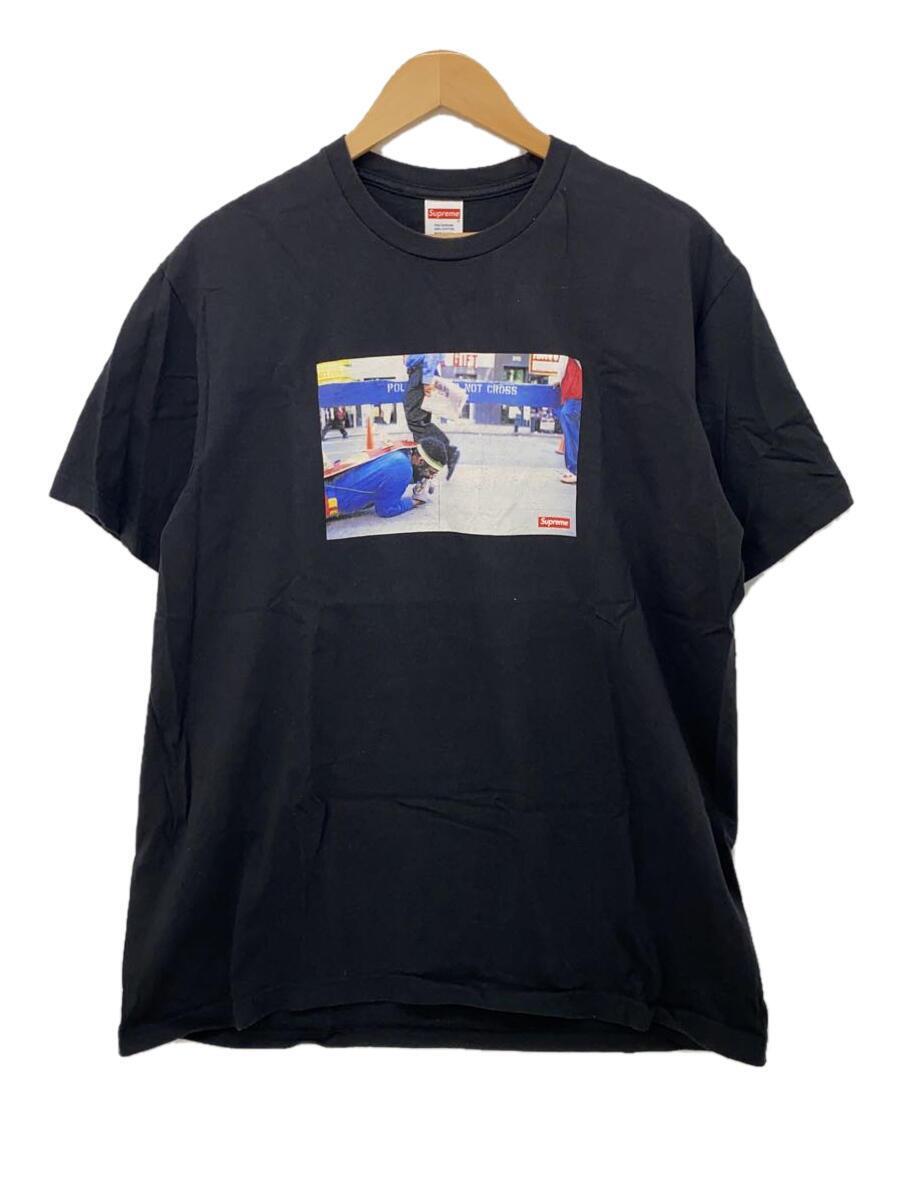 Supreme◆22AW/Training Crawl Tee/Tシャツ/L/コットン/ブラック