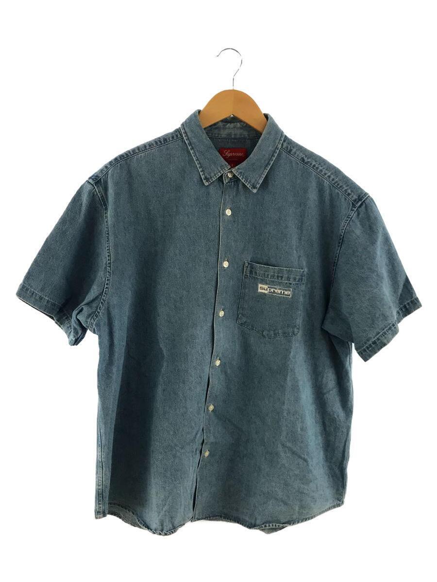 Supreme◆20ss/Invert Denim S/S Shirt/半袖シャツ/L/コットン/インディゴ/