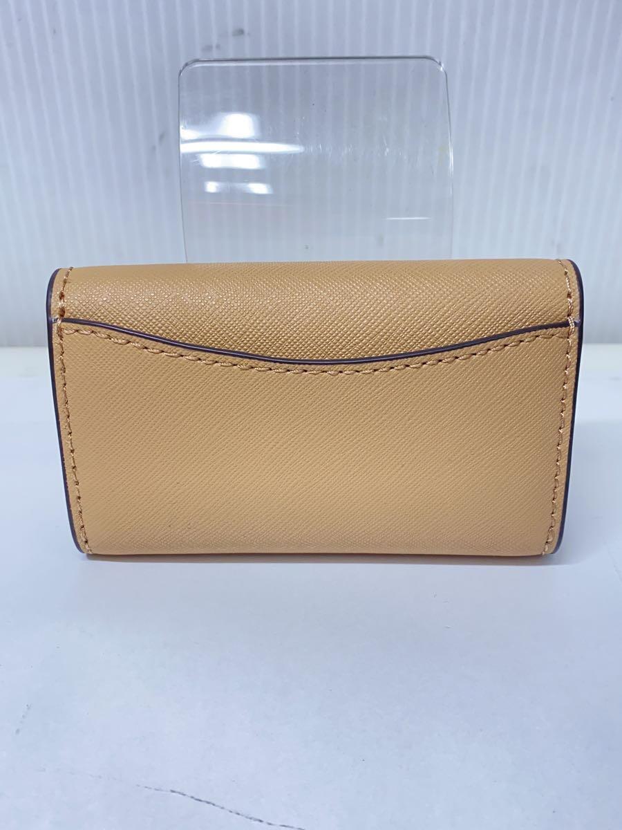 MICHAEL KORS◆キーケース/レザー/BEG/無地/レディース/32S2LT9D1L_画像2