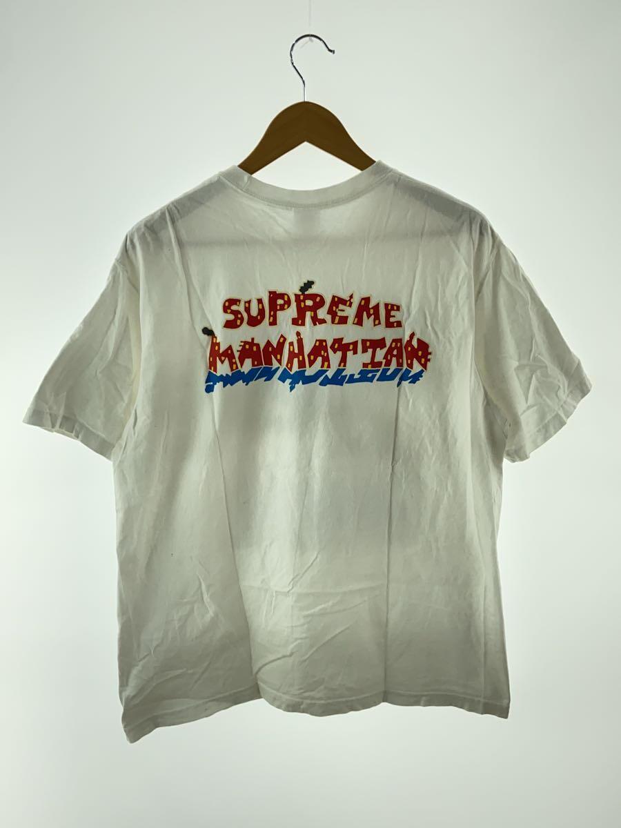Supreme◆Tシャツ/L/コットン/ホワイト/Manhattan Tee/22SS_画像2